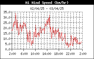 grafico velocità vento