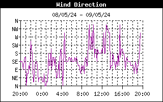 grafico direzione vento
